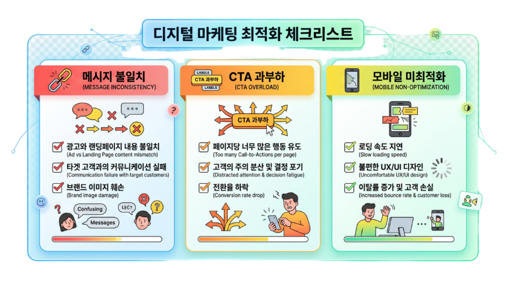 랜딩페이지 제작 실패 원인 3가지 체크포인트